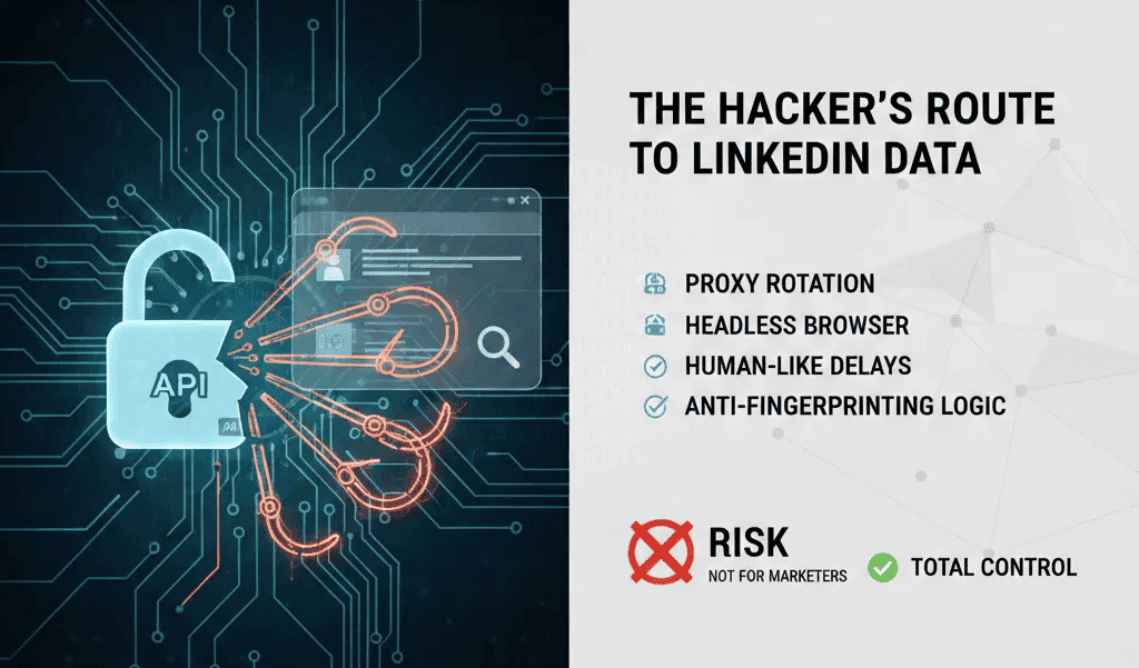 Custom LinkedIn Scraping Using APIs or Code