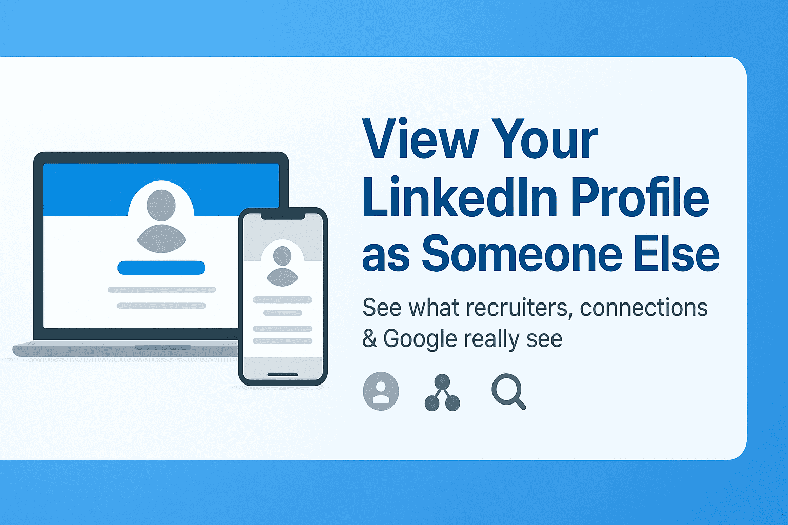 View your linkedin profile