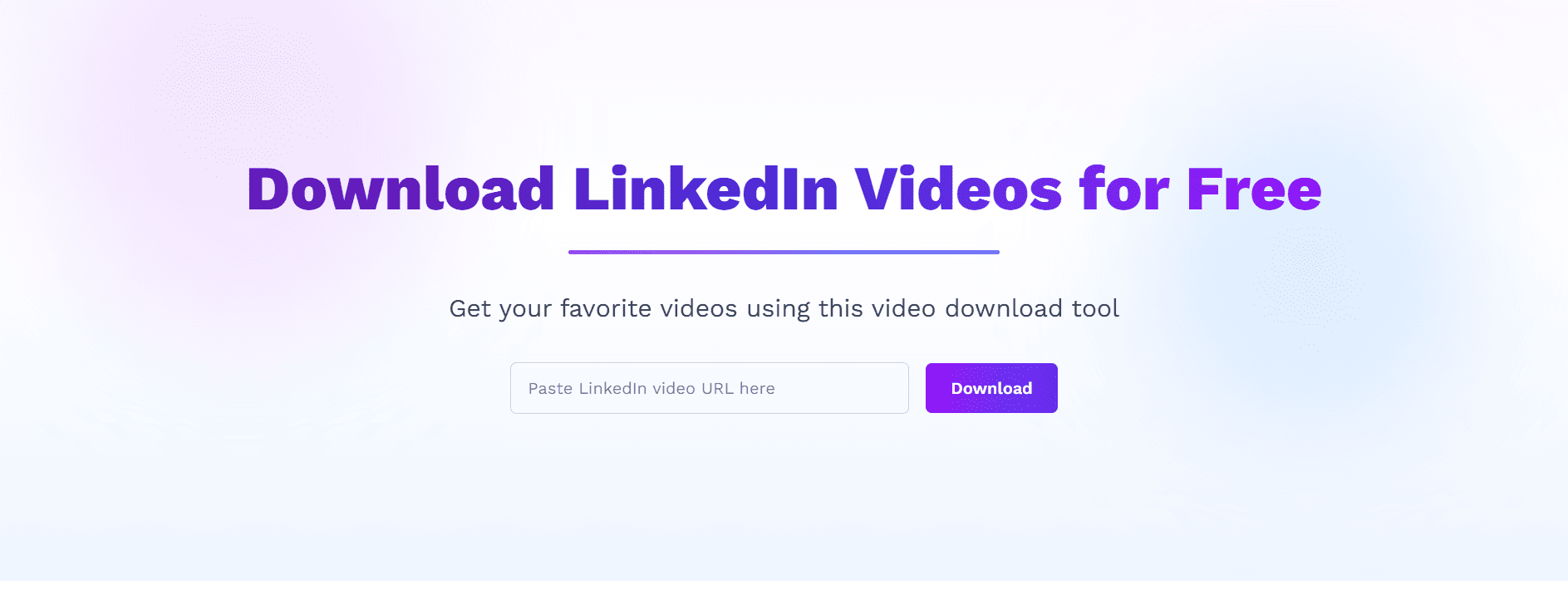 Paste the Video URL.